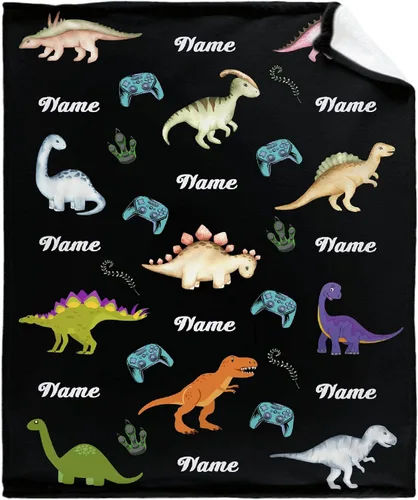 Miniatura 27 de Manta personalizada con nombre, texto y nombre, manta personalizada con nombre para bebés, niños, niñas y adultos, manta personalizada para Tortuga