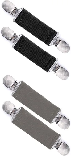 UTTPLL Clips para guantes de acero inoxidable, clips para guantes para niños, bebés, niños y niñas de invierno, clips elásticos para guantes