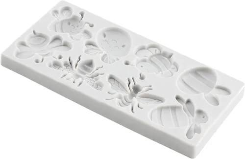 Miniatura 9 de Molde de silicona de abejorros para fondant de abeja, molde de chocolate para decoración de pasteles de azúcar, decoración de cupcakes, pasta