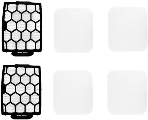 Kit de repuesto para piezas de aspiradora Shark LA300 LA301 LA302 LA322 LA502 XHF320 XFFK320, 2 filtros HEPA, 4 juegos de filtro de espuma y fieltro