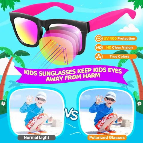 Miniatura 2 de INNOCHEER Gafas de sol para niños a granel, paquete de 12/24 gafas de sol para niños, regalos de fiesta, gafas de sol para niños con protección