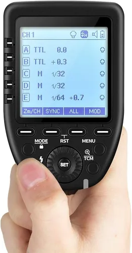 Miniatura 4 de Godox Xpro-C 2.4G X System TTL Transmisor de disparador de flash inalámbrico y 2 receptores controladores X1R-C compatibles con Canon Flash..