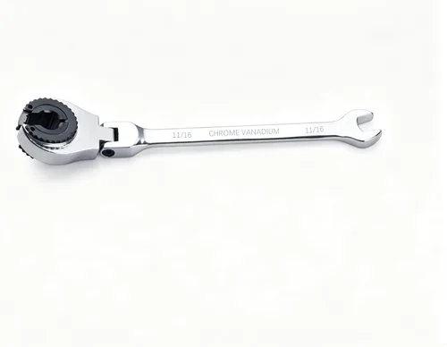 Miniatura 29 de FLZOSPER - Llave de engranajes de cabeza flexible de 15 mm, llave de combinación de trinquete métrica