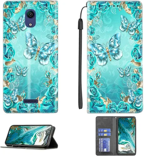 Miniatura 379 de Funda para Moto One Zoom compatible con Motorola One Zoom Phone Case Flip Stand Cover Magnetic Close YHD