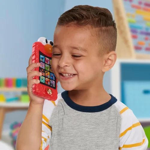 Miniatura 6 de Sesame Street Aprende con el teléfono Elmo Pretend Play, aprendizaje y educación, juguetes para niños para edades de 2 años en adelante por Just Play