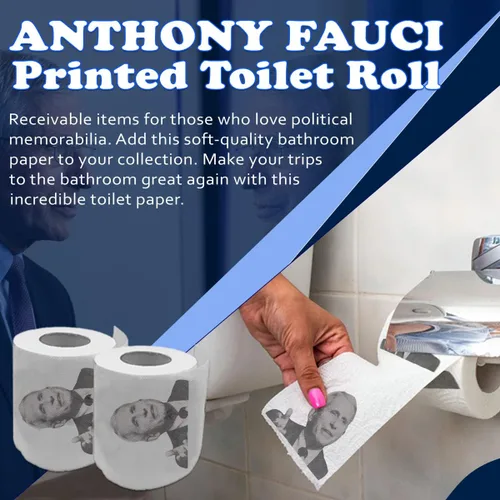 Miniatura 2 de Anthony Fauci - Rollo de papel higiénico Divertido regalo político de broma del Dr. Fauci para demócratas y republicanos que se oponen a Fauci