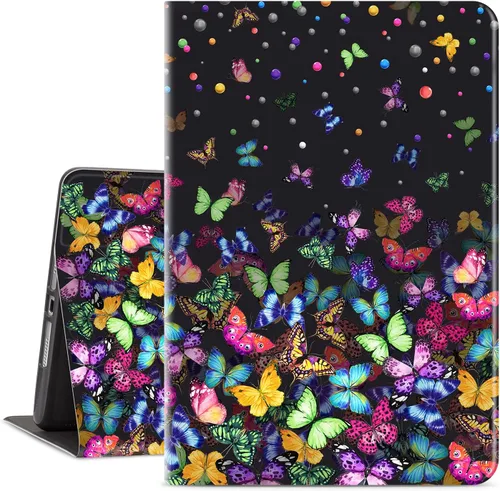 Miniatura 13 de Funda para iPad 9Th / 7Th / 8ª generación, para iPad 10.2, funda protectora a prueba de golpes, visión multiángulo, soporte ajustable, encendido