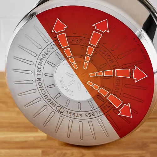 Miniatura 6 de Tefal Ingenio Preference ON - Juego de cacerolas, 7 piezas, apilable, mango extraíble, ahorro de espacio, antiadherente, inducción, acero
