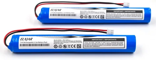 Miniatura 8 de Paquete de 2 baterías recargables de iones de litio de 3.7 V 4000 mAh con cable JST XH2.54/2P conector para juguetes electrónicos de bricolaje