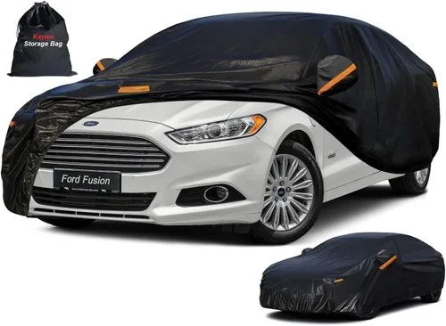 Miniatura 24 de Kayme - Cubierta completa impermeable de 7 capas para Honda Civic Sedán/Coupé (1991-2024), apta para todo clima, protección p/exteriores contra