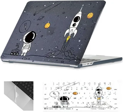 Miniatura 12 de Se7enline Funda compatible con MacBook Air de 15 pulgadas M4 M3 M2 2025 2024 2023 de 15.3 pulgadas con MacBook Air A2941/A3114/A3241 funda rígida