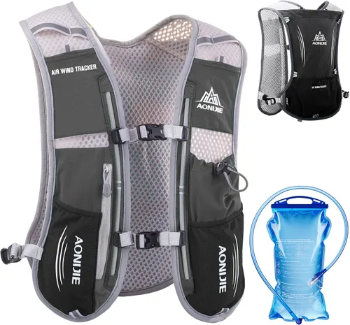 Miniatura 29 de Azarxis Chaleco de Hidratación para Correr Mochila 5L 5.5L para Mujeres y Hombres para Correr en Senderos Carrera de Maratón Ciclismo Senderismo