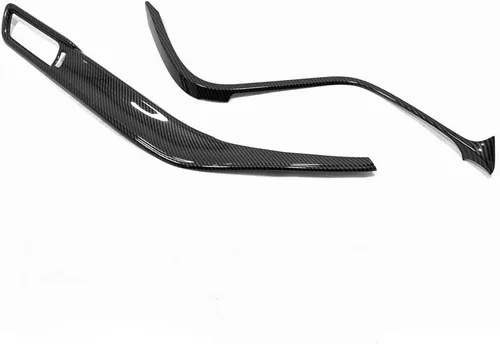Miniatura 8 de Kadore - Molduras de tiras para la consola central delantera interior de carbono fibra para Toyota Camry 2018 2019 2020 2021 2022 2023 2024