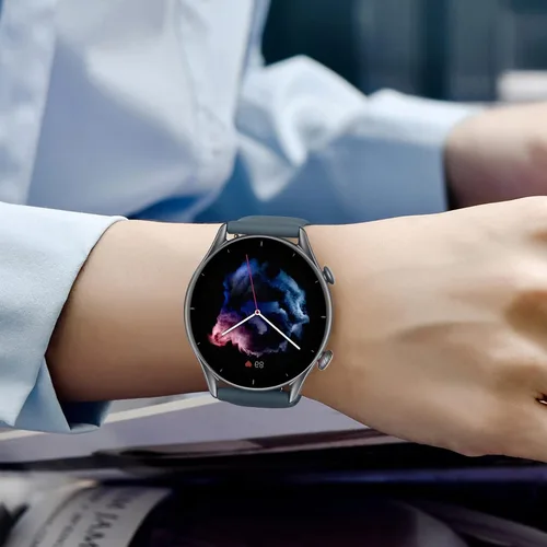 Miniatura 5 de Amzpas Correa de silicona para Amazfit GTR, 0.866 in, paquete de 4 pulseras de repuesto suaves de liberación rápida, correa deportiva para hombres