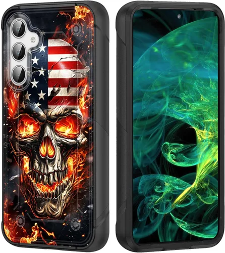 Funda para Galaxy S25, resistente de doble capa de policarbonato duro y silicona suave, resistente a prueba de golpes, funda protectora para Samsung