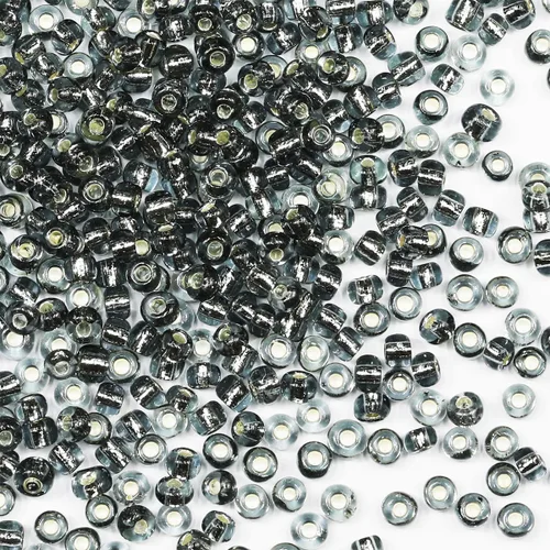 Miniatura 68 de Cuentas de semillas doradas transparentes de 4 mm al por mayor para hacer joyas, 110 gramos, aproximadamente 1600 piezas, cuentas de vidrio 6/0