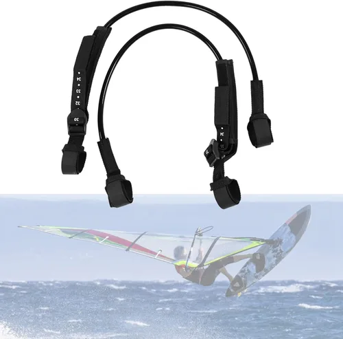 Miniatura 5 de 2 correas de arnés de windsurf, correa ajustable para tabla de surf de 28 a 34 pulgadas, accesorios de fitness para surf al aire libre