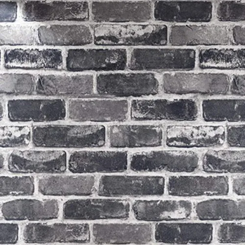 Miniatura 7 de Okydoky Papel Tapiz Despegable y Adhesivo, Papel Tapiz de Ladrillo Gris para Decoración del Hogar, Papel de Contacto Adhesivo y Despegable