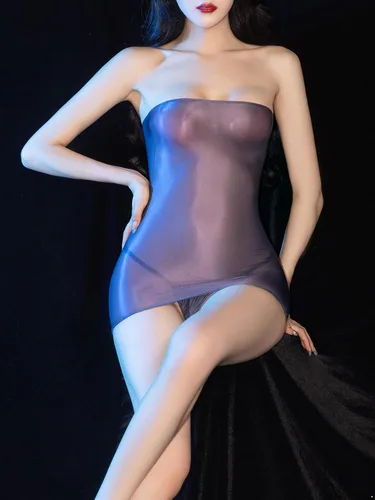 Miniatura 3 de YiZYiF Minivestidos de tubo sólido para mujer, con tanga