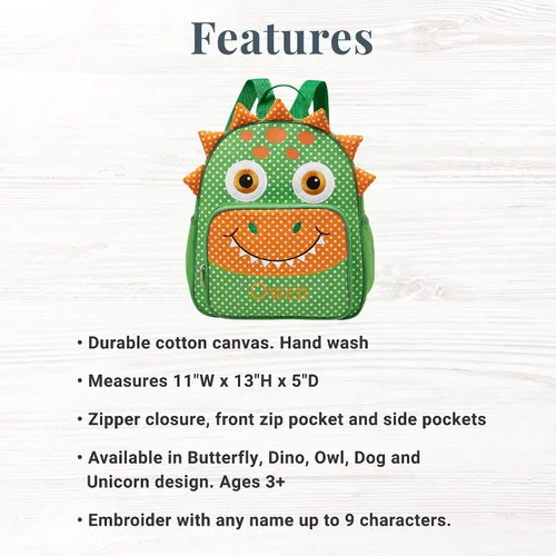 Miniatura 5 de Let's Make Memories Mochilas personalizadas Little Critter - Para niños, Gris, Perro
