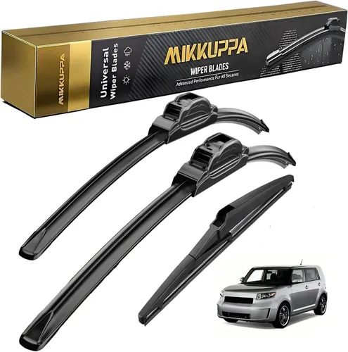 Miniatura 27 de MIKKUPPA Juego de 3 limpiaparabrisas de 22+21+12 pulgadas - Reemplazo para Dodge Durango 2011-2023, Jeep Grand Cherokee 2011-2013 - Limpiaparabrisas