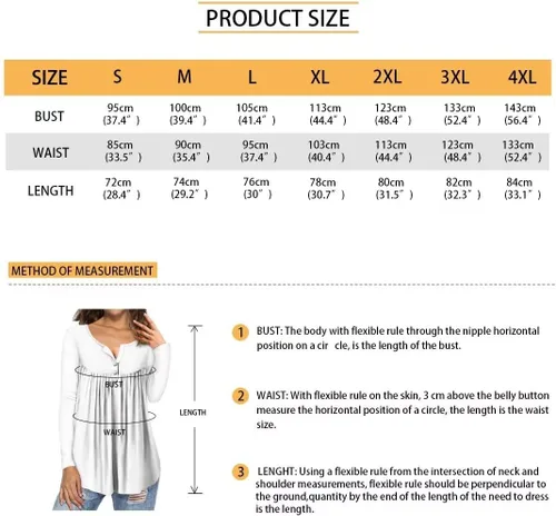 Miniatura 5 de Blusa casual de manga larga para mujer, cuello en V, con botones, ropa de dormir