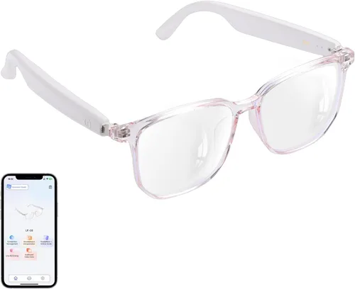 Miniatura 9 de Al - Lentes inteligentes para mujeres y hombres, impulsados por IA mediante grabación en vivo, interpretación simultánea, lentes de traducción
