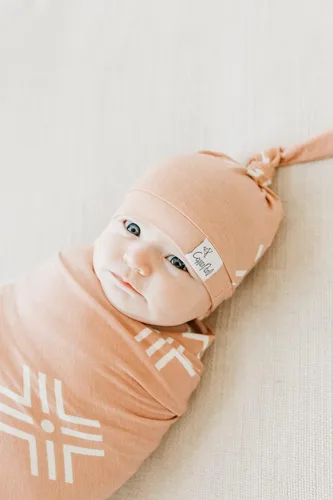 Miniatura 8 de Copper Pearl Baby Beanie Hat Top Knot