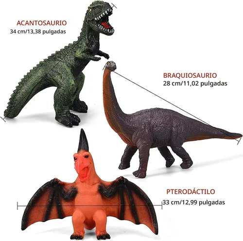 Miniatura 4 de Gzsbaby 6 juguetes de dinosaurio jumbo para niños de 3 a 5 años y niños pequeños, juguetes de dinosaurio grandes y suaves para los amantes – regalos