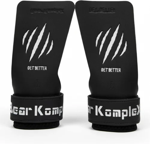 Miniatura 9 de Bear KompleX Black Diamond - Agarres sin agujeros para levantamiento de pesas, ligeros y de alto rendimiento, protegen las manos y proporcionan