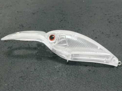 Miniatura 43 de 10 Señuelo en Blanco sin Pintar Minnow Crankbait de Agua Superior sin Labios Jerkbait Señuelos de Pesca UPM760P10