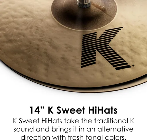 Miniatura 3 de Zildjian K0720 14" K Sweet Hi-Hat Platillos
