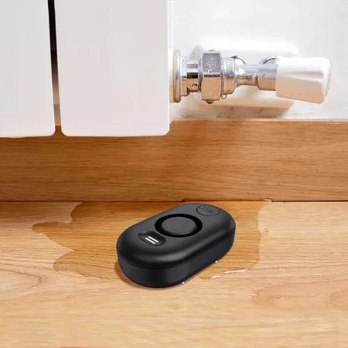 Miniatura 5 de Detector de fugas de agua Sensor de alarma: Monitor de inundación de agua en el hogar, Monitoreo inteligente de desbordamiento de fregadero Alerta