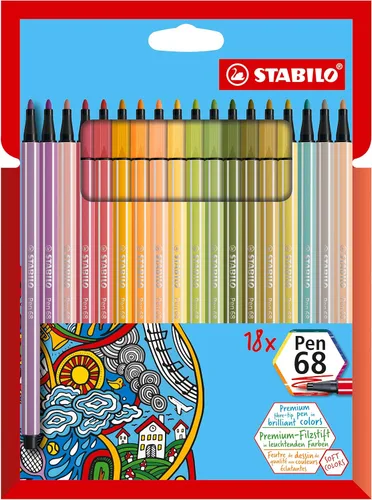 Miniatura 9 de Stabilo Point 68 set de bolígrafos 30 colores, Multicolor Paquete de 1