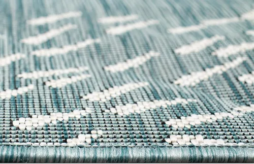 Miniatura 8 de Liora Manne Carmel - Alfombra decorativa de mezcla sintética para interiores y exteriores, de bajo perfil, contemporánea, decoración de peces Agua