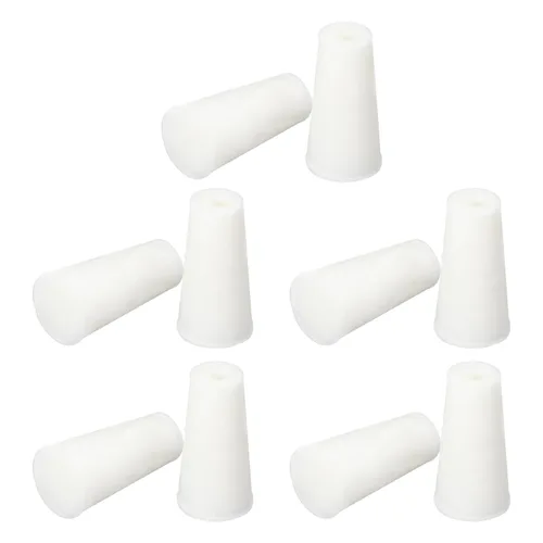 Miniatura 7 de Bettomshin Tapón cónico de silicona Carboy, adecuado para orificios de 3/8 pulgadas de diámetro, para elaboración casera, cerveza, vino, kombucha