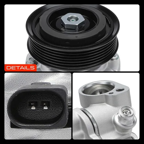 Miniatura 9 de A-Premium Compresor de A/C con embrague compatible con Audi A4 2017-2020, A4 allroad/Quattro 2017-2019, Q7 2018-2020, A6 2016-2018, A6 Quattro