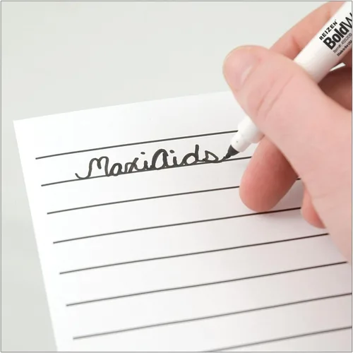 Miniatura 3 de Bolígrafo BoldWriter 20 de estilo 20-20, punto negrita fácil de ver, color negro, paquete de 12