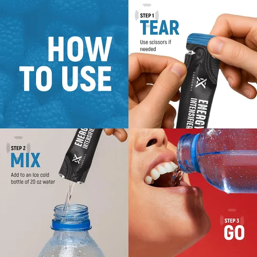 Miniatura 7 de CardoMax - Paquetes de bebidas energéticas - Paquetes de cafeína líquida para hombres y mujeres con BCAA, vitamina B12, vitamina B6 y B3 - Sin