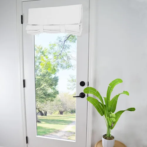 Miniatura 29 de WdFour Cortinas de puerta francesa con tacto sedoso, aislamiento térmico, reducción de ruido, cortinas opacas para puerta de vidrio y oficina
