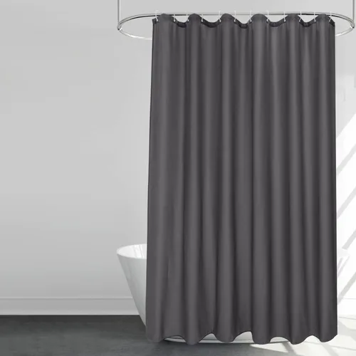 Miniatura 13 de Cortina de ducha EurCross azul marino, cortina de ducha de tela lavable a máquina y resistente al agua para baño 72 x 72 pulgadas