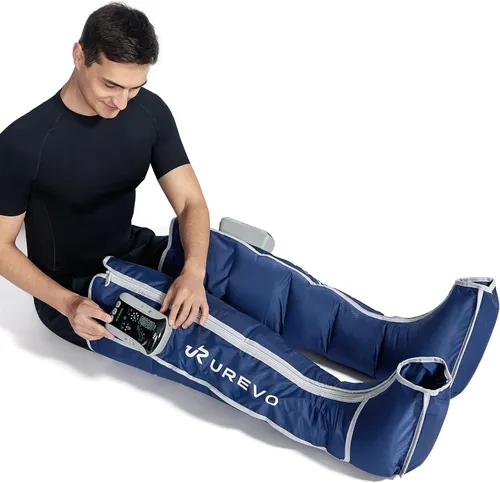 Miniatura 10 de UREVO Smart Leg Recovery PT Pro, tecnología patentada de masaje con tecnología de masaje recargable inalámbrica de compresión de aire
