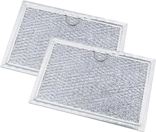 Filtro de microondas de repuesto para GE WB06X10608, filtro de ventilación de microondas para Frigidaire 5304464105 5" x 7-5/8" x 1/8", paquete de 2