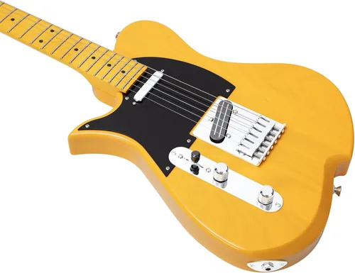 Miniatura 3 de Vola Guitarra Eléctrica Vasti MC LH Butter Scotch Blonde Gloss Hecho a mano en Japón MIJ Gotoh Bridge Gotoh Bloqueo Tuner 6 Cuerdas Moderno C Cuello