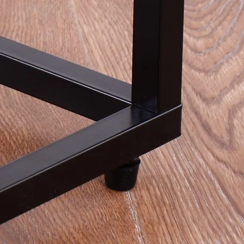 Miniatura 7 de Mesa auxiliar rectangular inclinable con parte superior de cristal, mesa auxiliar de sofá, mesa auxiliar de café para soporte de laptop, sala