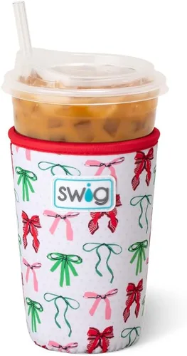 Miniatura 31 de Swig Life Coolie de Taza Helada Mediana, Funda Aislante de Taza de Café Helado de Halloween de 22oz con Asa, Coolie Aislado de Neopreno Mantiene
