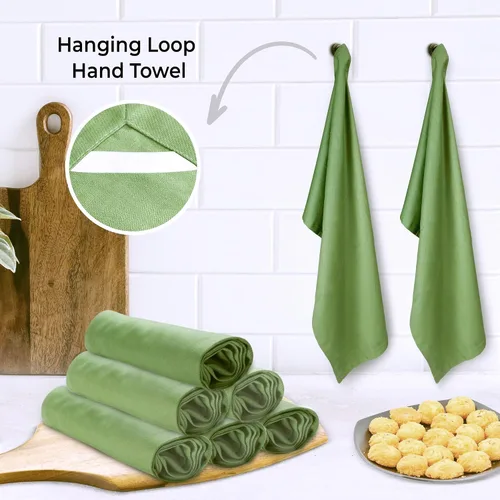 Miniatura 104 de Urban Villa Toallas de cocina 100% algodón para cocina (juego de 6) 20"x30" toallas de cocina altamente absorbentes, juego de ropa de cocina