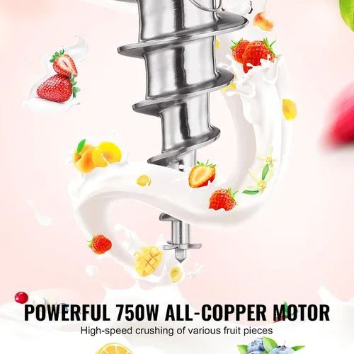 Miniatura 3 de VEVOR Máquina de mezcla de yogur congelado 400W, ajuste de velocidad continuo,Mezcladora de helado de batido de yogur 4200RPM
