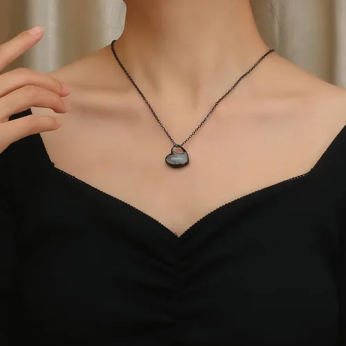 Miniatura 6 de Colgante conmemorativo impermeable para cenizas Joyería de urna de cremación con kit de relleno gratuito y caja de terciopelo, collar de recuerdo