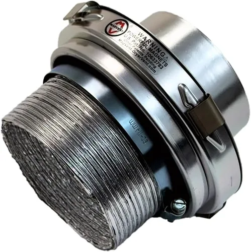 Miniatura 4 de MagVent MV-180 Acoplamiento magnético de ventilación para secadora (plata)